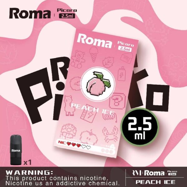 羅馬Roma Picaro 5代主機 煙彈 2.5ML 通用 RELX 5代煙彈