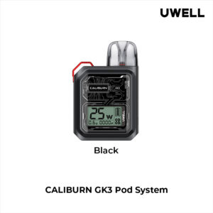 Black Uwell ,Uwell 電子煙,Uwell Caliburn GK3 Pod Kit